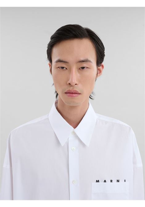l/s shirt man white MARNI | CUMU0061P2 USCT88LOW01